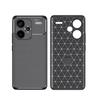 Luxus Business Case für Redmi Note 13 Pro Plus Hülle Redmi Note 13 Pro+ 5G Hülle Karbonfaser Rückseite Funda Redmi Note 13 Pro Plus