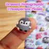Cartoon 3D Relief Drop Stickers Cute Animal Candy Rabbit Aesthetic Crystal Stickers Diy Phone Case Mirror Scrapbook Journal Deco