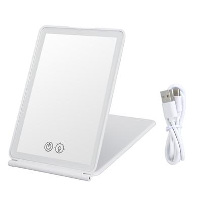 LED Makeup Mirror 3X Magnifying Lighted Compact Rechargeable Portable for Travel
