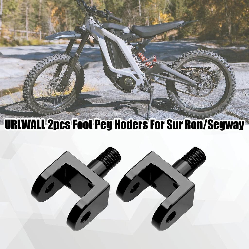 2pcs Foot Pegs Holder for Sur Ron Light Bee X and S Segway X160 X260 Honda CRF150F 03-19 CRF230F 03-19,CNC Aluminum Anti-rust Durable Foot Peg