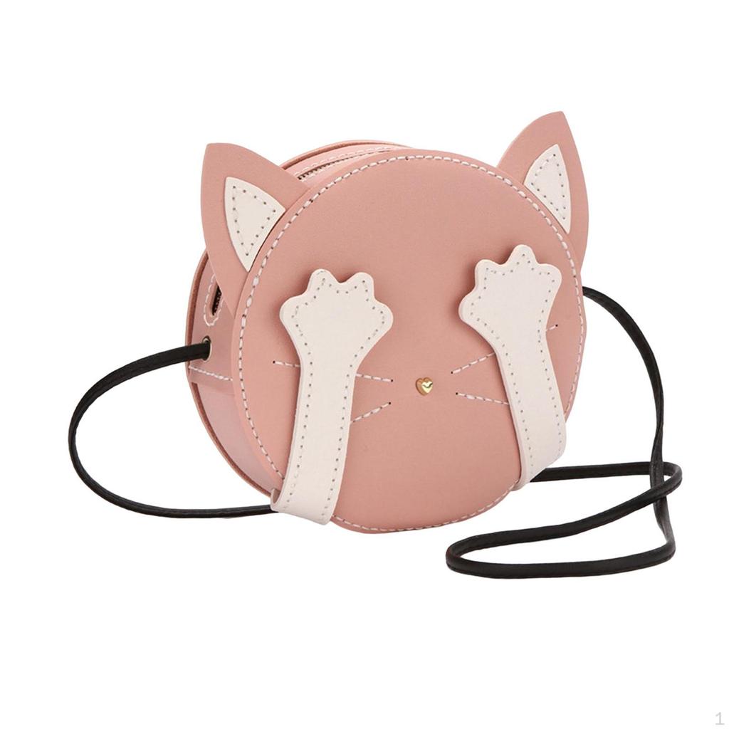 1 Set DIY Shoulder Bag Making Materials PU Leather Womens Cat Shaped Handmade Full Tools Crafts
