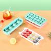 15 Grids Silicone Ice Cube Tray Molds with Lid DIY Desert Cocktail Juice Maker Square Mould Ice Cube Trays