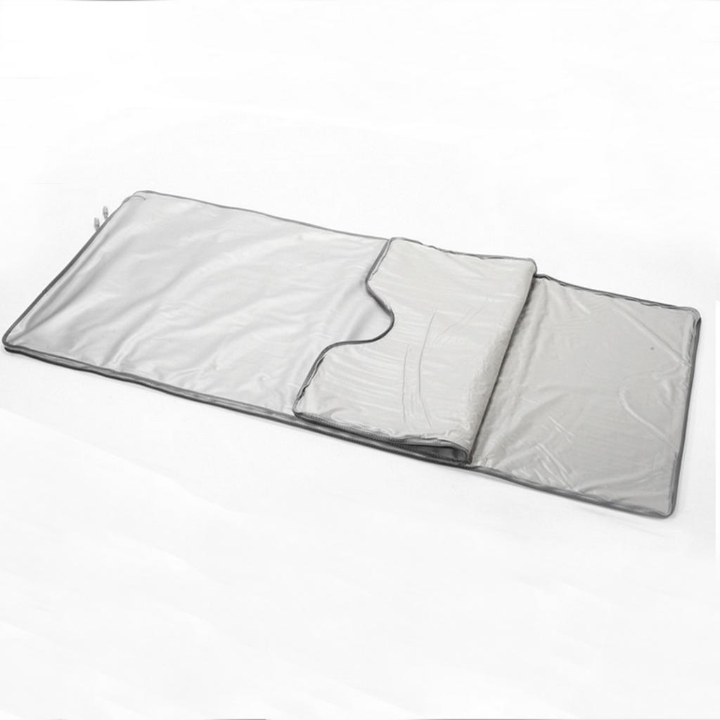 650W 220V Salon 2 Parts FIR Infrared Sauna Slimming Blanket Anti-ageing Fat Reduce Machine Silver Electric Massagers