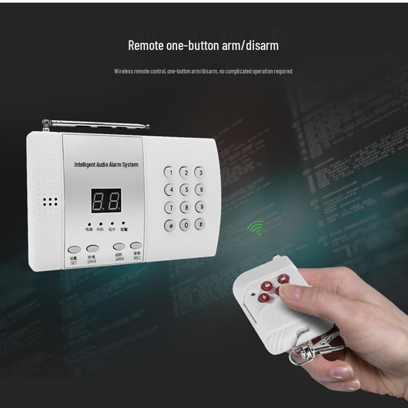 Lingfang Wireless Smart Infrared Anti-Theft Alarm with 99 Zones for Home and Store Security.