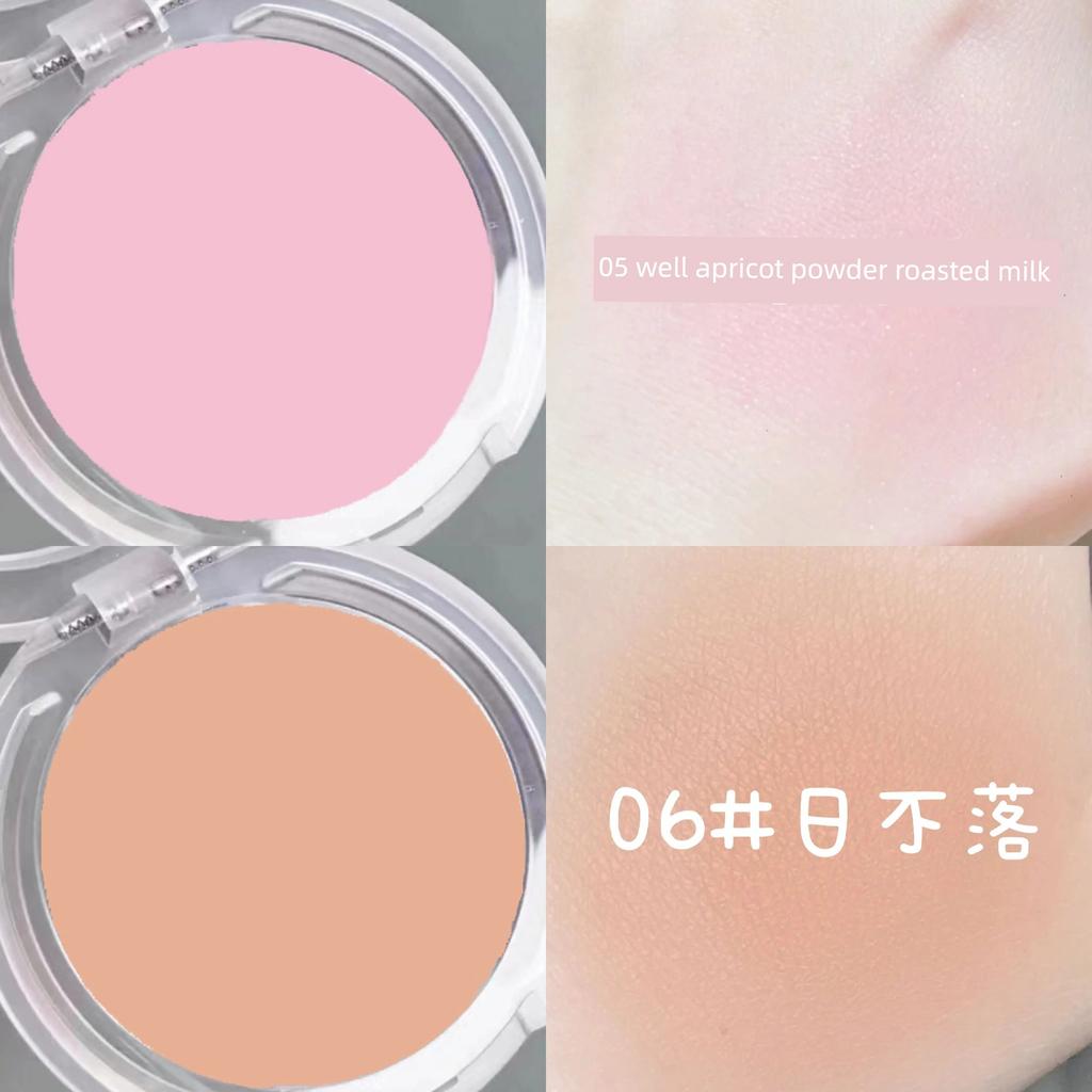 Monochrome Ice Cube Blush Red Female Chin Purple Shrink Expansion Color Apricot Brightening Highlight Repair Three-in-One Makeup Palette