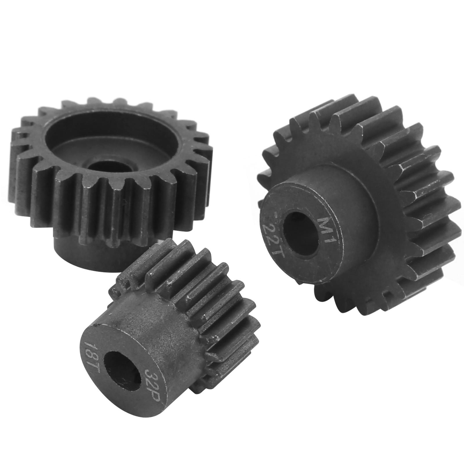 

M1 21T+M1 22T+32P 18t Металевий Піньйон Моторна Шестерня Комплект для 110 18 Радіокерованої Машини