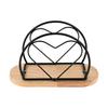 1X Napkin Holder Black/Gold/white Napkin Dispenser Metal Serviette Holder Dining Table Decoration Kitchen Dining Bar Picnic Tool