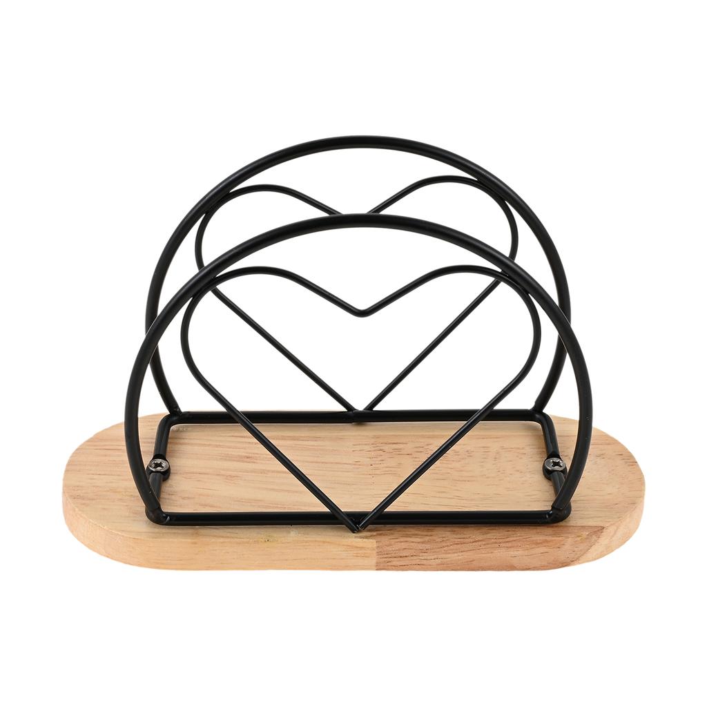 1X Napkin Holder Black/Gold/white Napkin Dispenser Metal Serviette Holder Dining Table Decoration Kitchen Dining Bar Picnic Tool