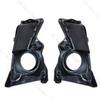 2PCS For Toyota Highlander 2017 2018 2019 Front Bumper Fog Light Lamp Trim Cover Frame Foglamp Lid Bezel Hood