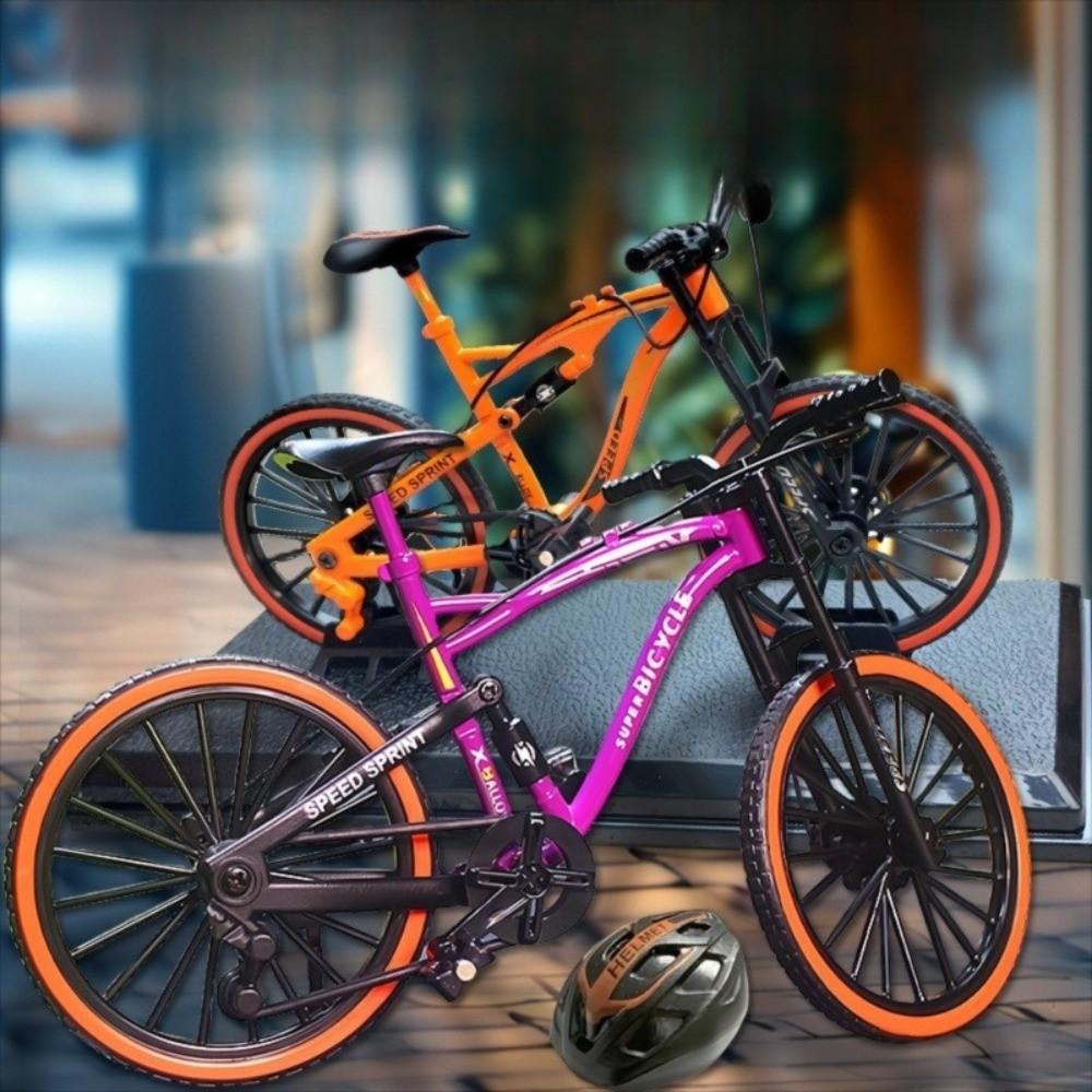 Simulation Alloy Mini Bicycle Model Collection Colorful Mountain Racing Bike Mini Miniature Bike Racing Enthusiasts