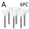 Portable Stainless Steel Toothpaste Squeezer & Hair Dye Dispenser Cleanser Squeezer, Bathroom Accessories, Half-Circle  Wringer
