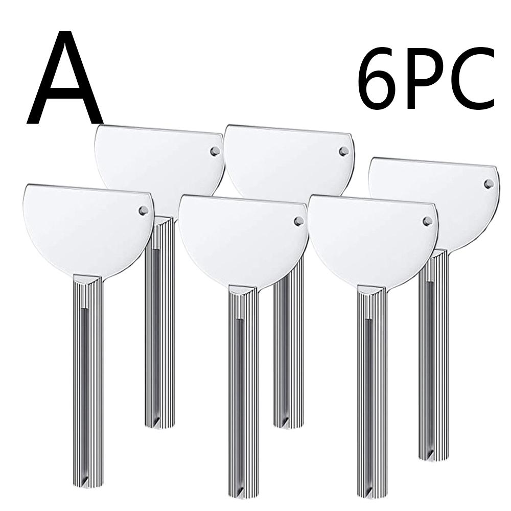 Portable Stainless Steel Toothpaste Squeezer & Hair Dye Dispenser Cleanser Squeezer, Bathroom Accessories, Half-Circle Wringer