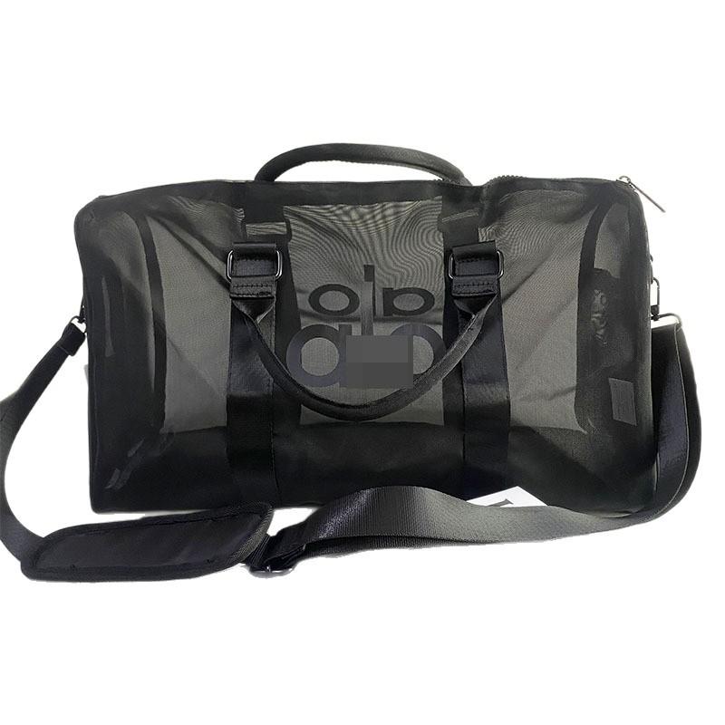 2026New transparent handbag, ultra-lightweight mesh gym bag, large-capacity tote bag, nylon fashion bag