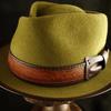 Vintage Fedora Boater Hat Top Hat Victorian Age Wool Short Brim Top Hat Old-fashioned Magician Hat for Ladies
