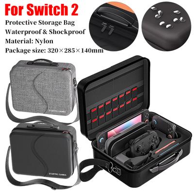 For Switch 2 Travel Case Portable Storage Bag All-in-One Shockproof Carrying Case for Nintendo Switch 2 Console Game Accessories