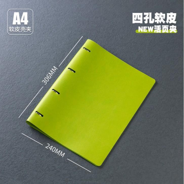 A4 Pu Leather Notebook Binder, Refillable 3/4 Round Ring Binder Cover For A4 Filler Paper Notebook Personal Planner Binder
