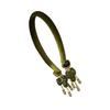 Antique Green Gemstones Hairband with Tassels Hairstyling Hairhoop Perfect for Weddings Party and Everyday Hairstyle