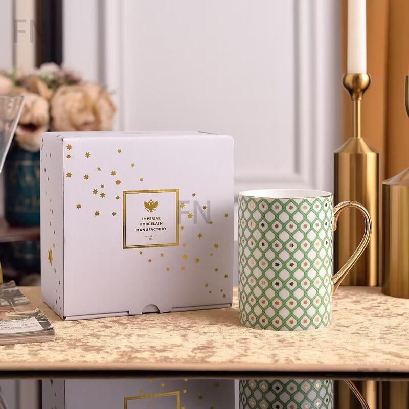 Handun Gold-Plated Bone China Coffee Tea Cup