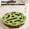 Interactive Cat Puzzle Toy with Digging Holes - Self Amusing Maze Box Bell Ball Mental Enrichment for Kittens Felt Material