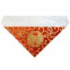 Triangular Buddhist Altar Cloth with a Peony Motif, Size 70 (Kyoto Size), Jodo Shinshu Otani (East) [Buddhist Altar Accessory] (red)