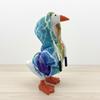 Geese Costume Ornament 7Inch Desk Geese Statue Outfits Light Weight Washable for Office Tabletop and Home Decoration