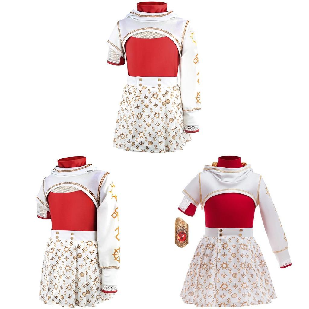4 Zombies Dawn Of The Vampires Kids Cosplay Outfit Dress Halloween Fashion Party