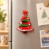 Christmas Theme Fridge Magnet 3D Relief 3D Refrigerator Stickers Refrigerator Magnet  Kitchen Decor