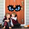 Halloween Decorative Like Eye Lights, Wooden Halloween Eye Lights, Suitable For Home, Walls And Window