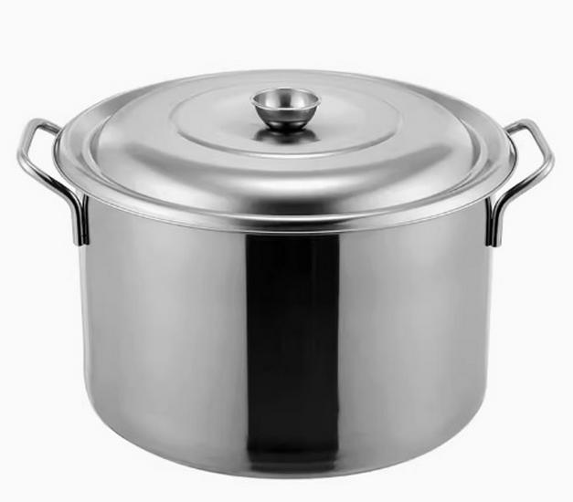 Upgraded Extra Large Stainless Steel Soup Pot with Lid & Separator for Mala Tang & Noodles