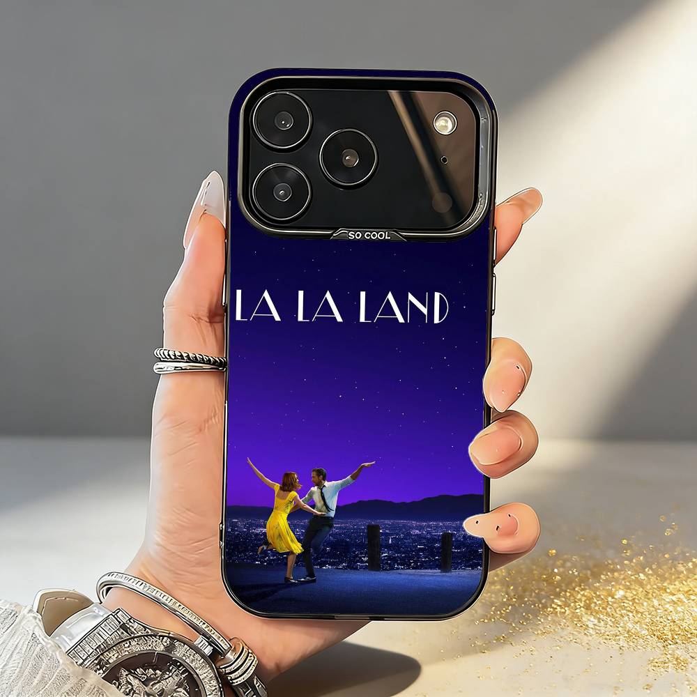 F-Film La La Land Phone Case For iPhone17,16,15,14,13,12,11,Pro,MAX White Matte Shockproof Cover