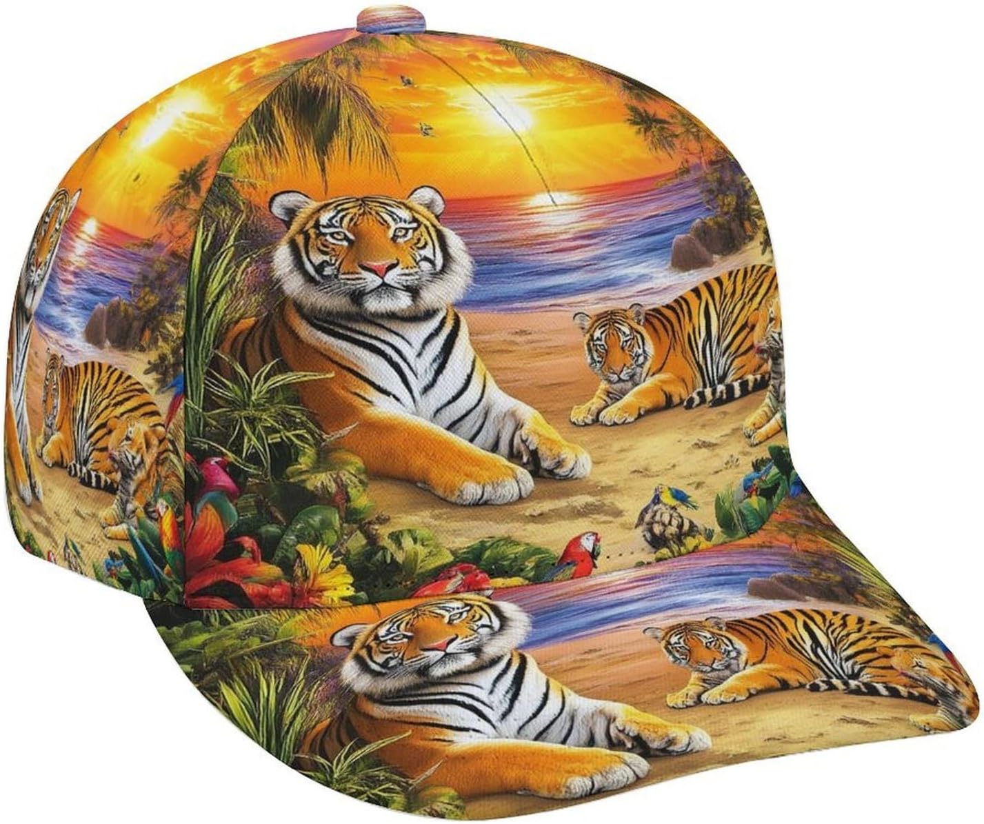 

Trippy Screaming Face Card Print Hat Cool Baseball Hat Summer Breathable Snapback Trucker Caps Gift for Men Women One Size