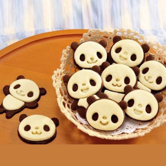 Desen animat drăguț Panda Tort Cookie Cutter Bomboane Bucătărie Decorat Mucegai Instrument Structură