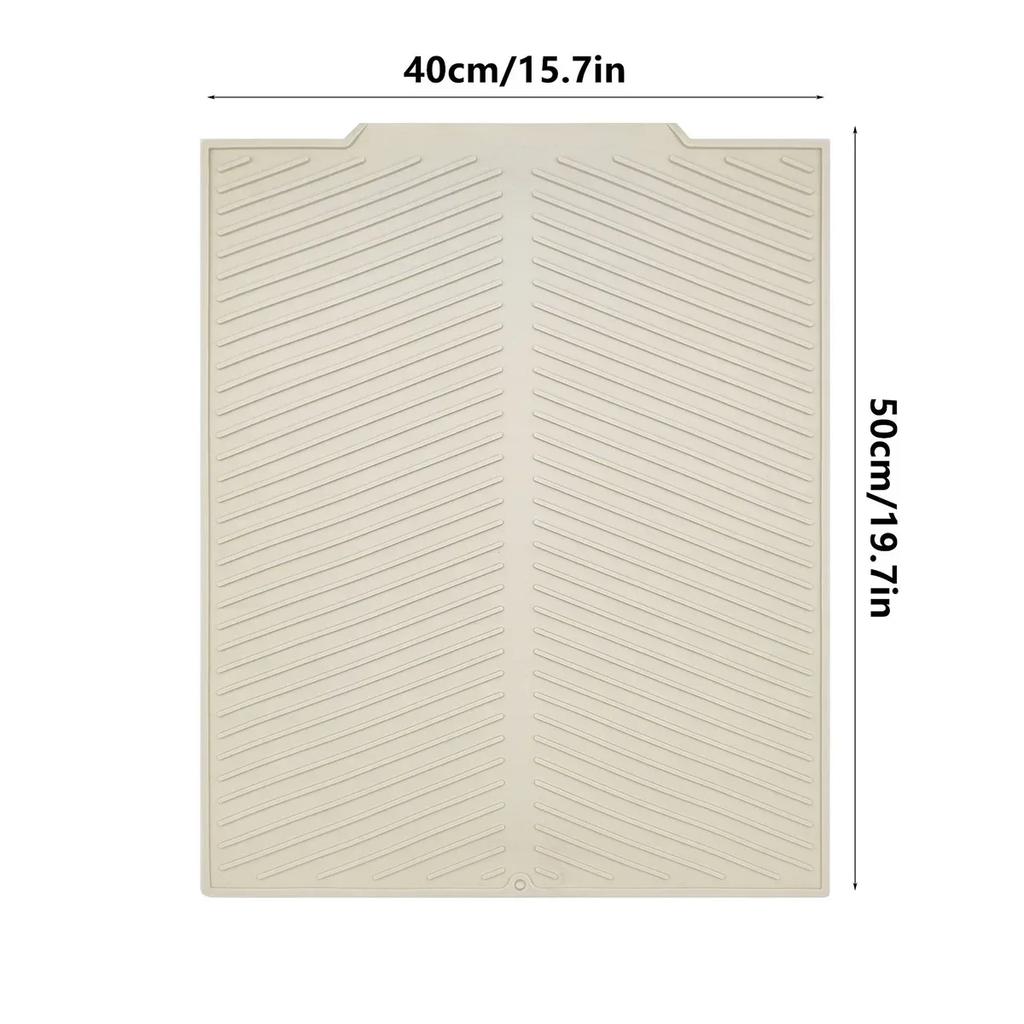 1PC Silicone Drain Pad Drying Mat Pots Dish Drain Mat for Kitchen Tableware Non-slip Mats Anti-scald Coaster Kitchen Utensils
