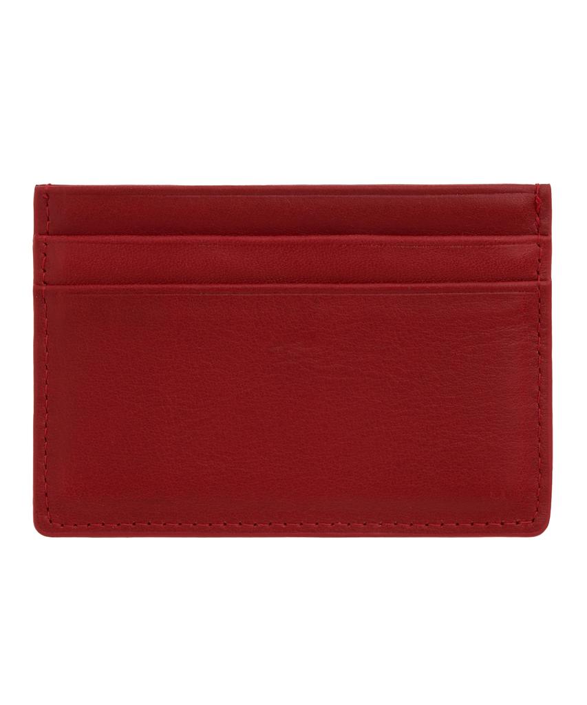 Tooamo Classic Card Wallet Red [Cowhide]