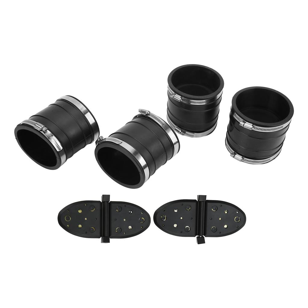 Sada hadic vlnovce výfuku typu Y Klapka vodní clony Spodní Horní 32‑14358T Náhrada pro motory Mercruiser V6 V8