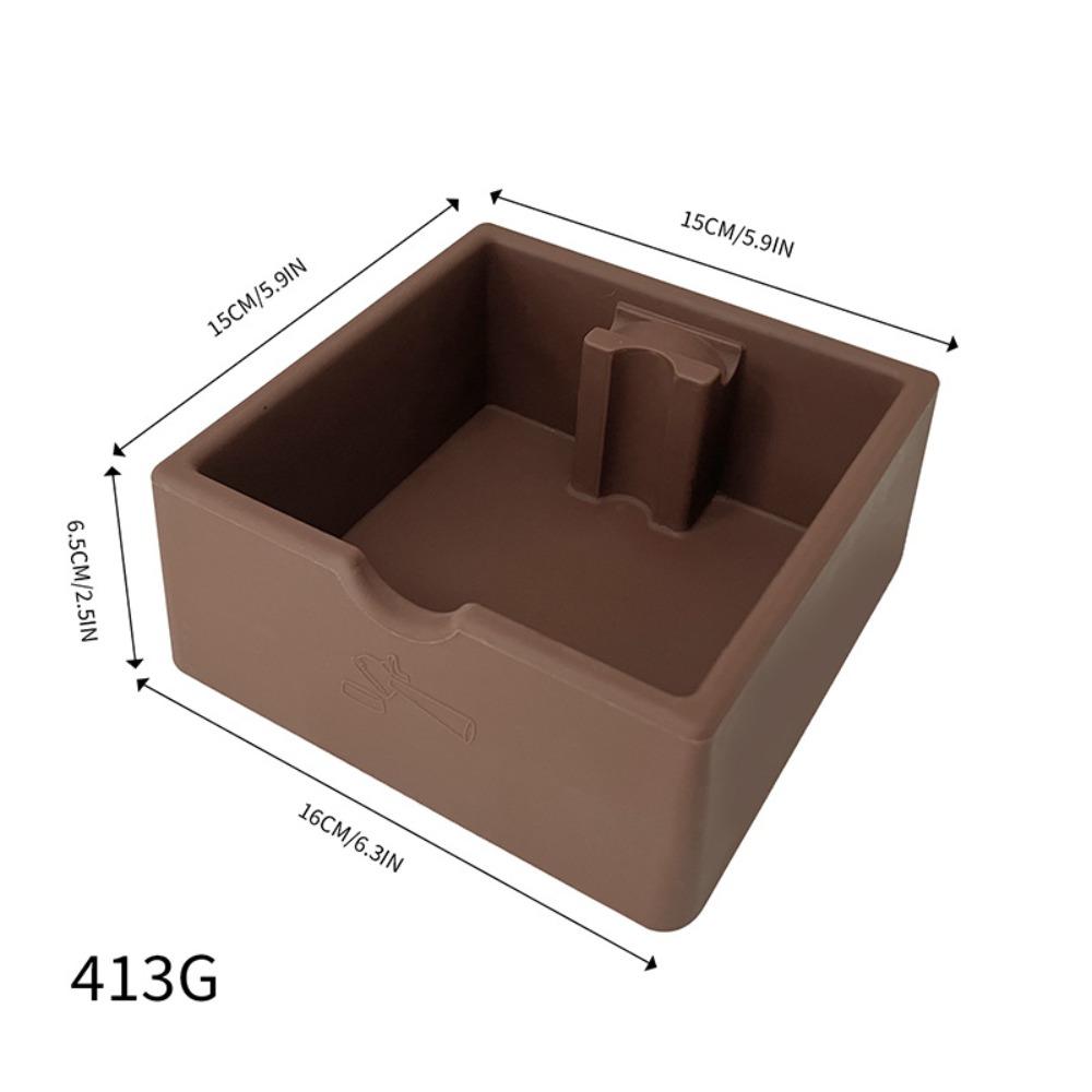 Silicone Espresso Knock Box Non-Slip Base Coffee Puck Box Coffee Grounds Bin  Espresso Accessories