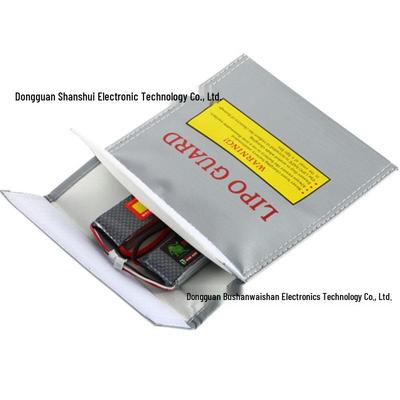 Borsa per la conservazione di batterie al litio antideflagrante, resistente alle alte temperature, ignifuga