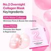 NUMBUZIN No.2 Rose PDRN Overnight Collagen Mask 37g*4EA