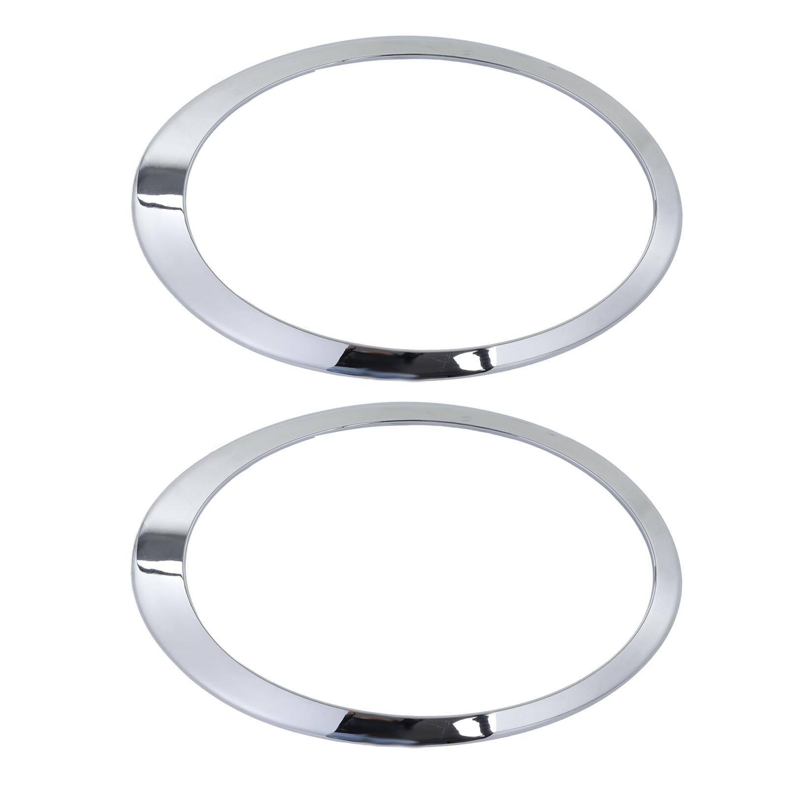 

Левая Правая Окантовка Фары Рамка Фары 51137351371 для Clubman F54 2014‑2019 Электролитическое серебрение