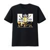 Weekend Offenders Leo Gregory Tricou Negru Y2K Streetwear cu Imprimeu Text Bold Leu Gât Rotund Potrivire Normală Top Casual Moale