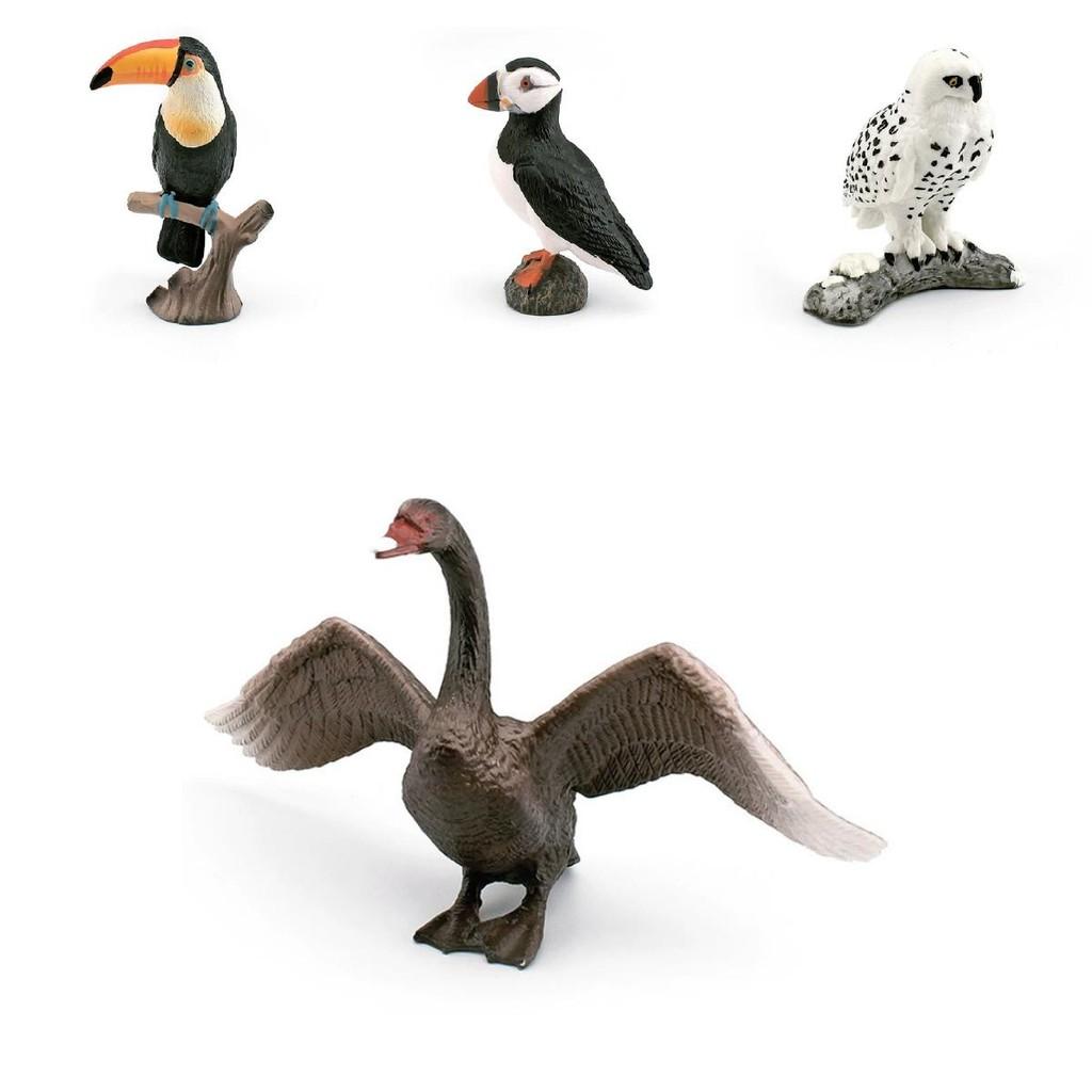 Static Bird Model Eagle Plastic Sculpture For Office Or Shelf Decor