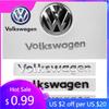 2026 Hot For Volkswagen VW ABS Car Trunk Volkswagen Logo Decorative Sticker For VW Golf MK5 MK6 MK7 Passat Polo CC Auto Styling