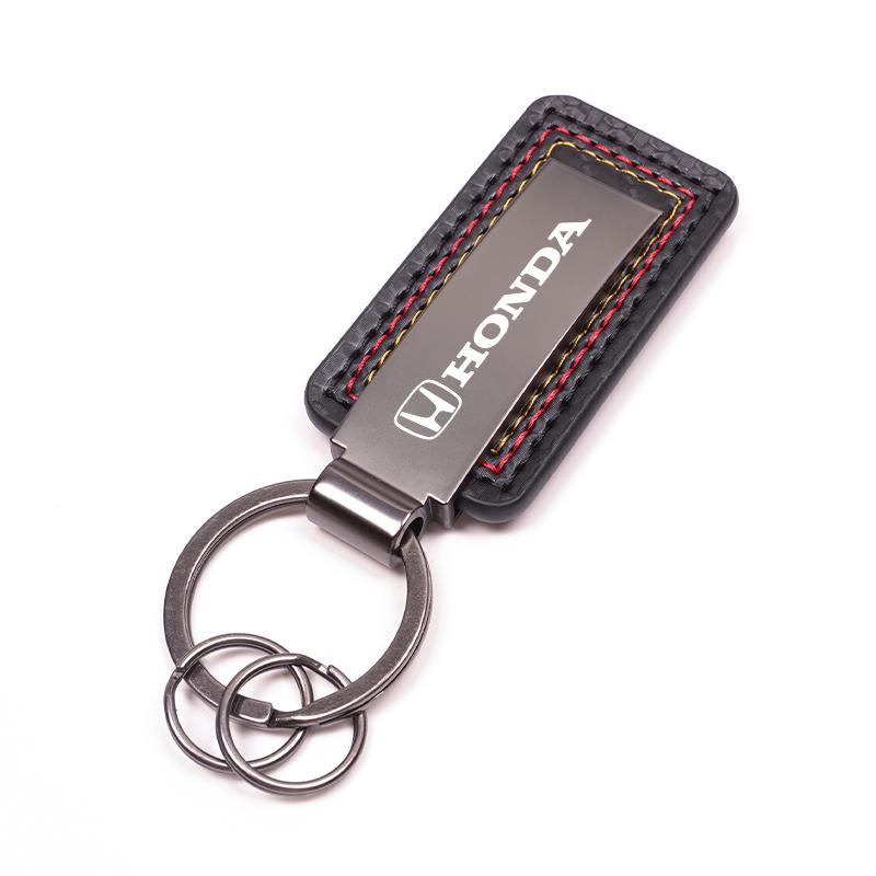 OBTLU1 Metal Car Key Ring Chain Keychain Buckle Pendant Gifts For Honda Civic Accord Fit CRV Jazz Odyssey Insight Legend HRV