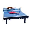 Set Mini Table De Ping Pong - SCHILDKRÖT - Mini-table 68x33x9 Cm - 2 Mini-raquettes PVC - Balle ABS - Filet - Table Pliable