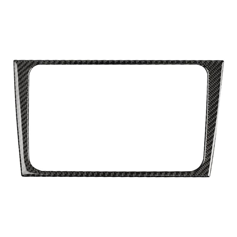For Volkswagen Golf 6 Gti R MK6 2008-2012 Carbon Fiber Auto Central Control CD Panel Frame Decoration Stickers Car Accessories