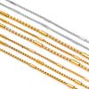 1 Meter Stainless Steel Gold Box Tube Cable Chains for DIY Necklaces Jewelry Earrings Making Bracelet Findings Supplies Bulk