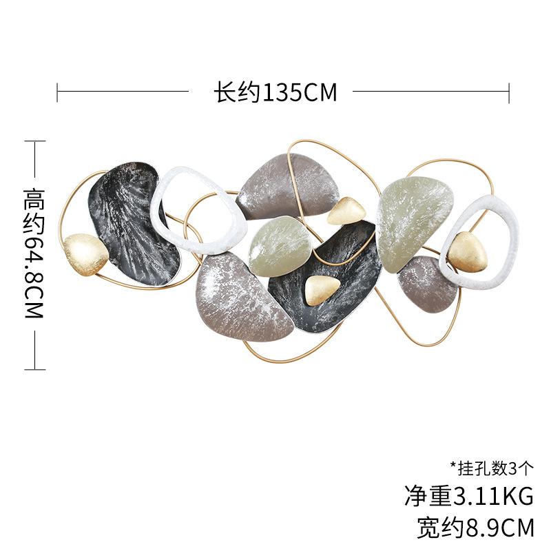 

Гостиная ТВ Диван Фон Настенное украшение Настенная подставка Крыльцо Столовая Спальня Креативный свет Роскошное настенное украшение 135x65x9cm