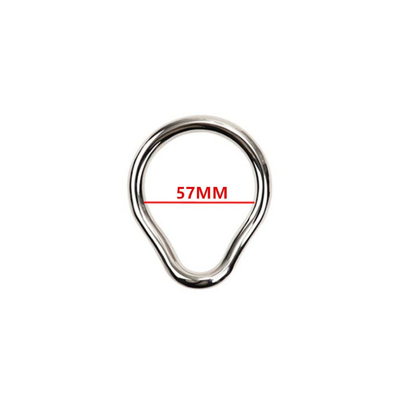 Edelstahl Penis Lock Hahnring Mann Metall Klein Groß Verzögerte Ejakulation Penisring Kugel Dehner Erektion Männliches Sexspielzeug