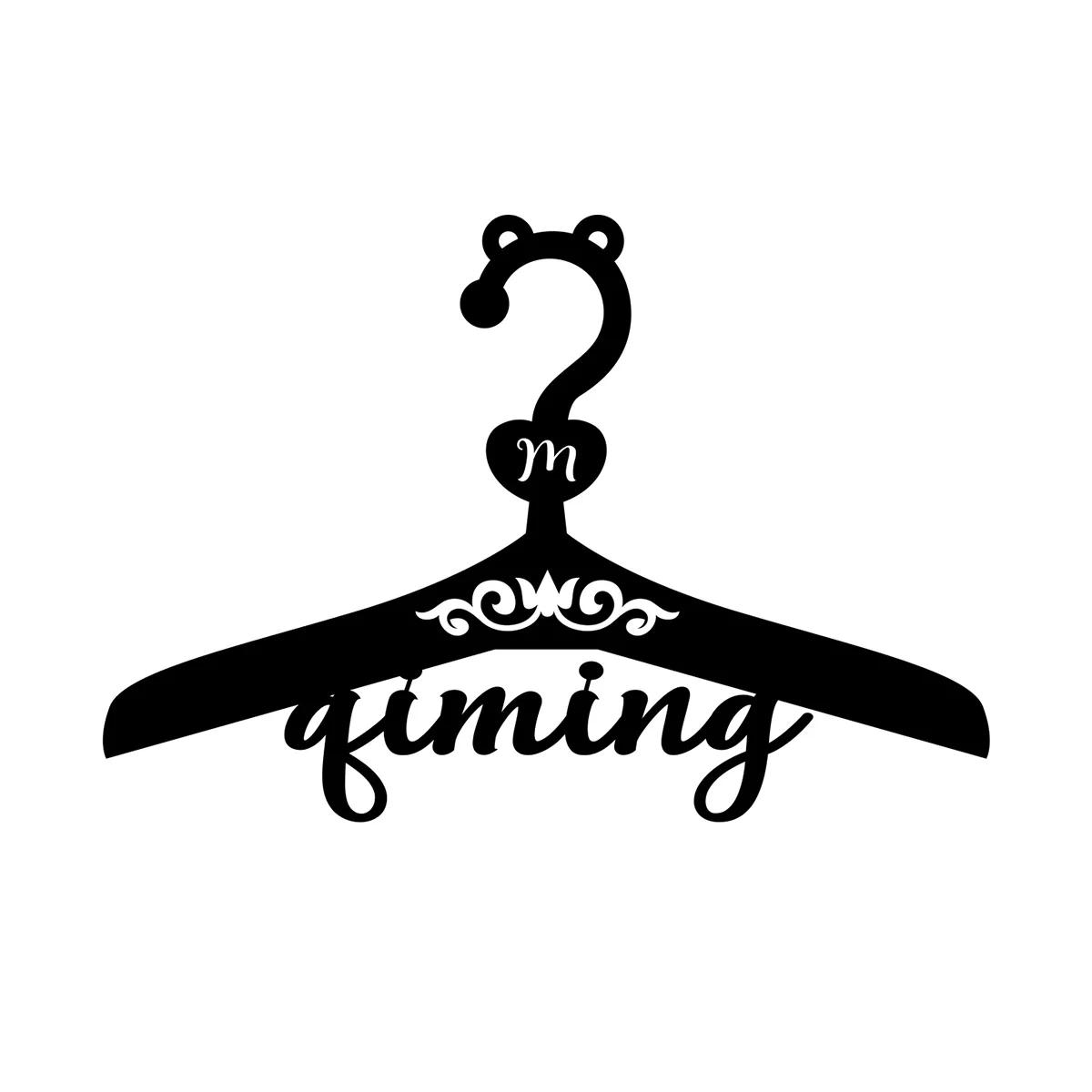 

**Metal Name Hanger Custom Initial Wall Decor, Personalized Clothes Hook for Entryway, Sturdy Metal Gift for Home**