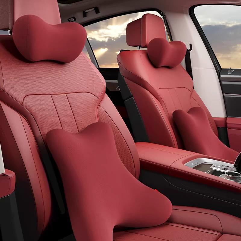 

Memory Foam Car Neck & Lumbar Support Pillow Set 1 Headrest